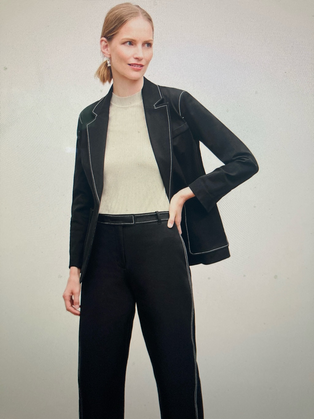 Grenville Jacket Contrast Stitch Mm Lafleur